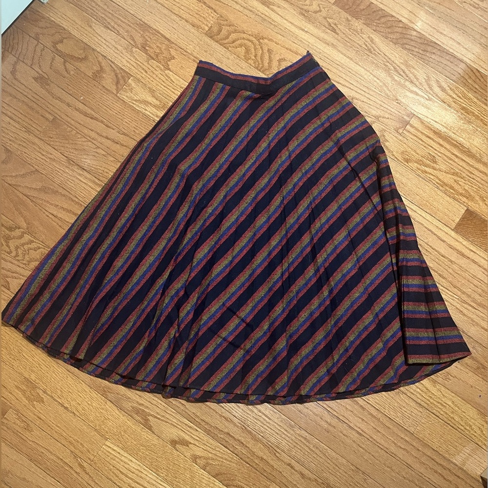 VINTAGE Wool Skirt XS